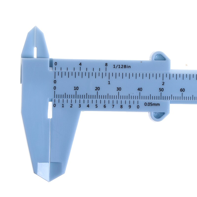 Double Scale Plastic Vernier Caliper Ruler Measuring Student Calipers Size Measuring Tool