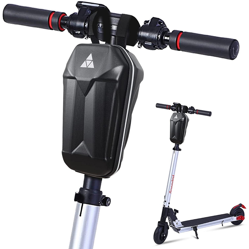 Scooter Storage Bag, 5L Large Capacity Hard Shell Splash Waterproof Scooter Front Bag, Storage Bag,Handlebar Bag