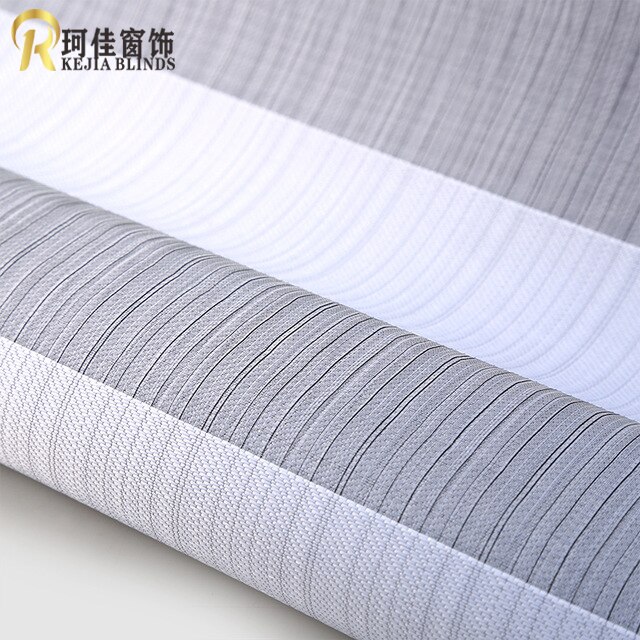 European sytle double roller blinds zebra blinds china factory with 100% blackout custom made blind window size
