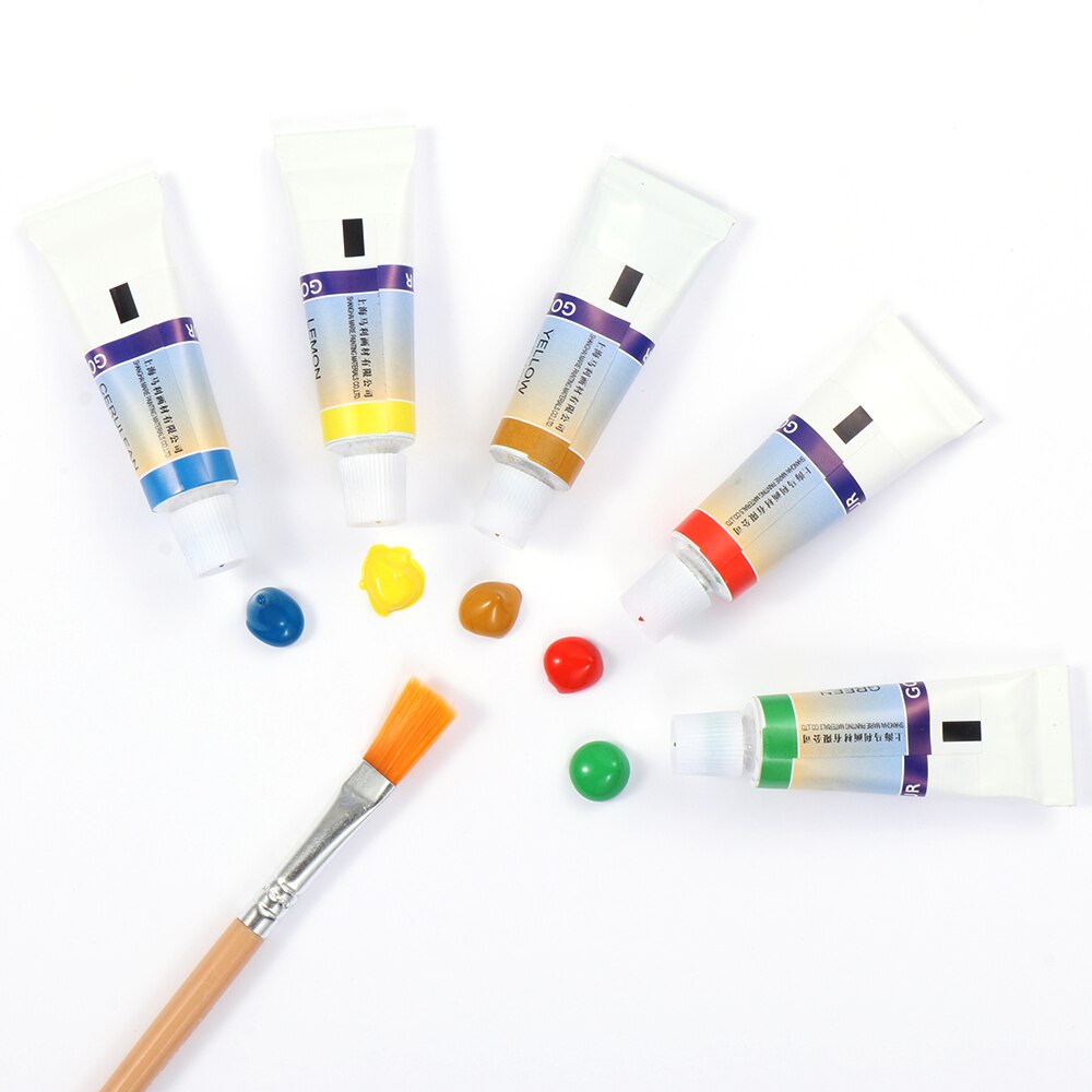 12/18/24 Colors Kit Hand Painted Wall Painting Textile Paint Acrylic Color Paint Pigment Brightly Artist Acces
