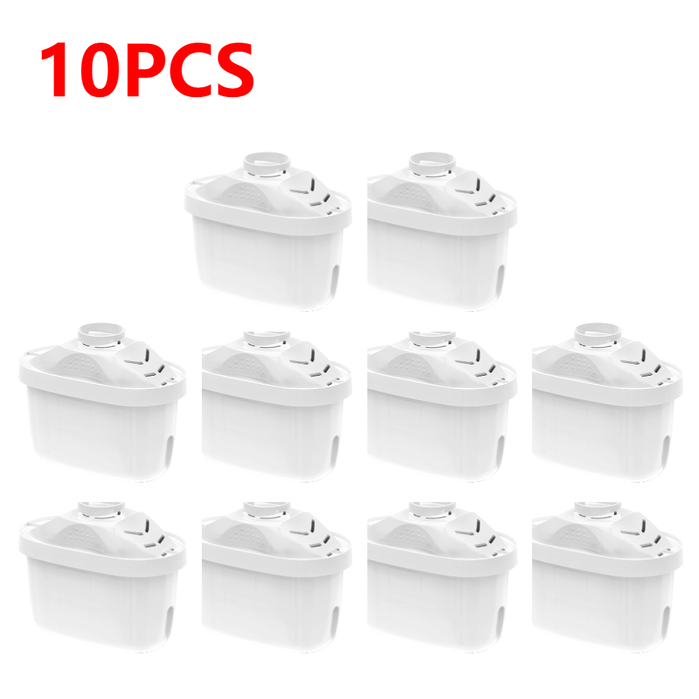 1-10Pcs Filter Replacement Water Filter Removes Fluoride Chlorine Water Filter Cartridge Pure Filter Pitchers for Brita- Maxtra: green