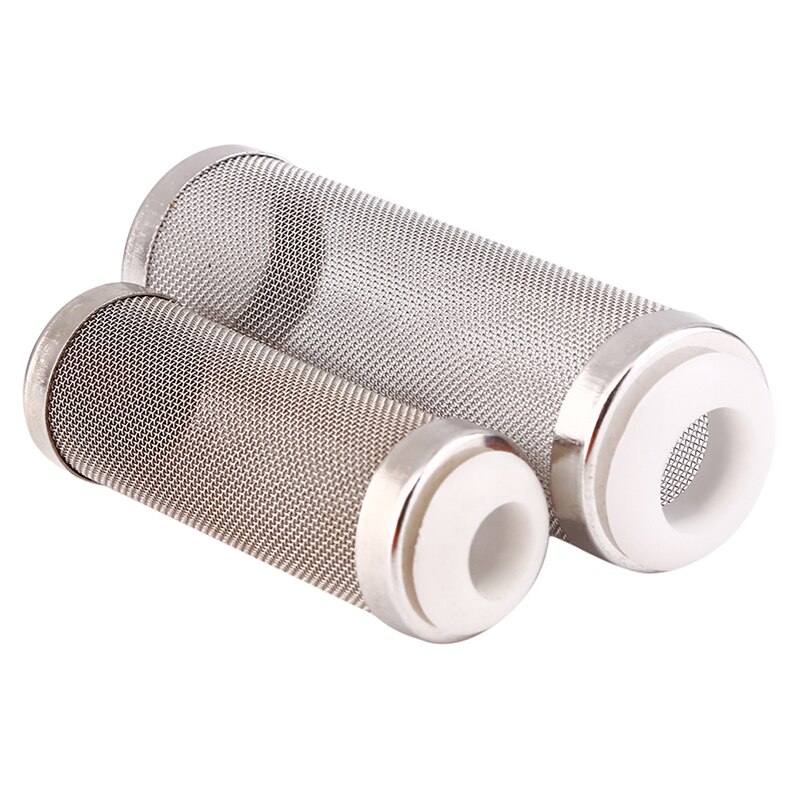 Aquarium Fish Tank Pre-Filter Inlet Intake Filter Cover Guard Strainer Dia1.2/1.6cm Stainless Steel Mesh Net Protect Fish Shrimp