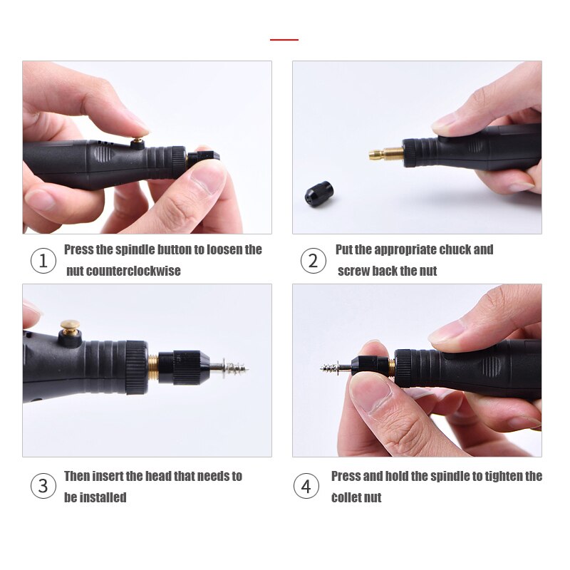Electric Mill Small Holding Polisher Electric Small Multifunction Electric Small Electric Drill Miniature Grinders Carving Tools