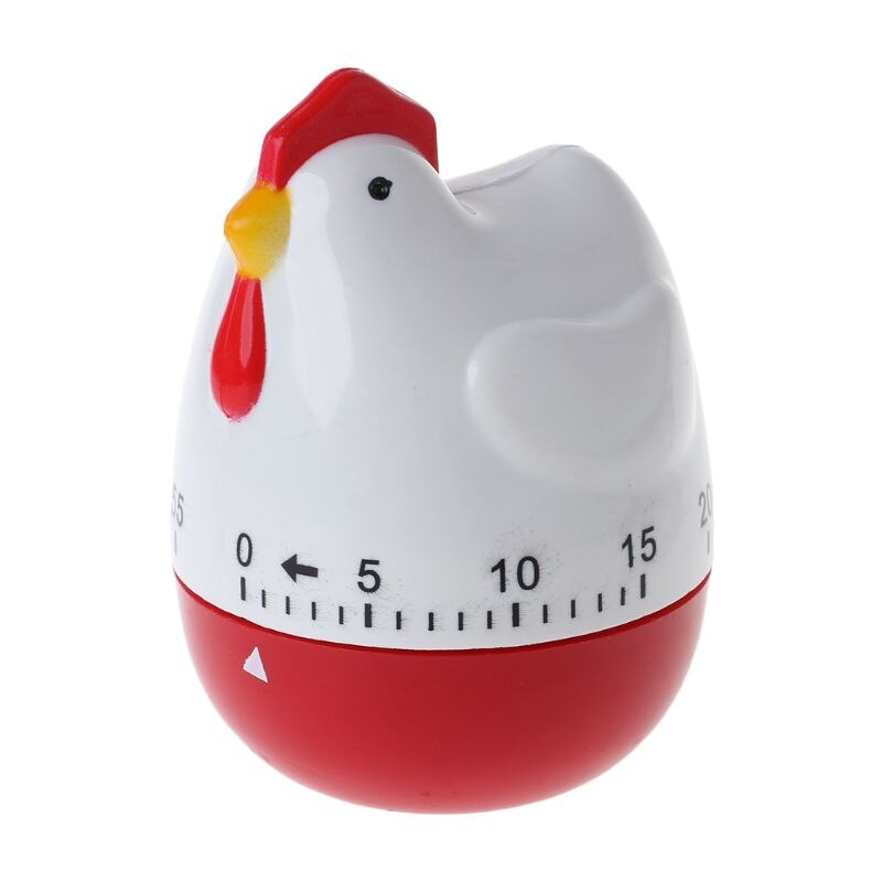 Mignon poule forme cuisine cuisson minuterie mécanique compte à rebours réveil rappel outil décor à la maison 667A
