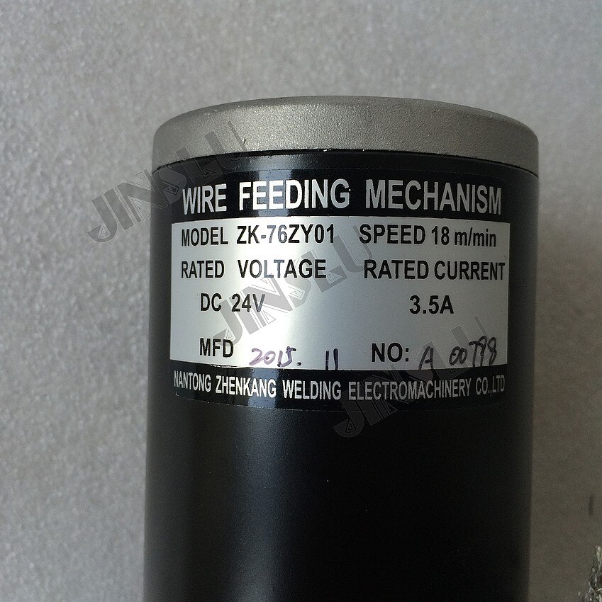 24 V DC 76ZY01 Mig drutu silnika silnik posuwu silnik podajnika drutu DC24 1.8-18 m/min 1PK wyprzedaż1