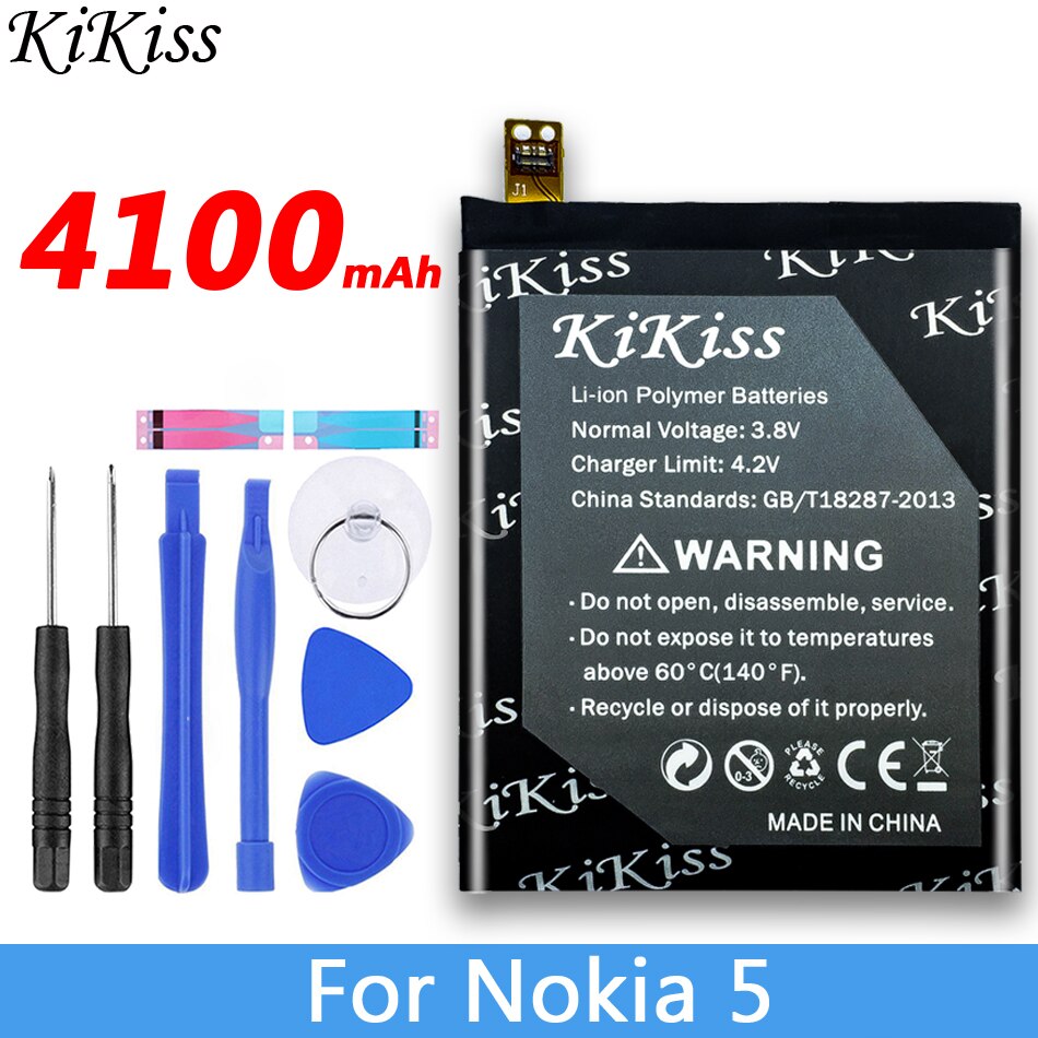 KiKiss Batteria Per Nokia 2 3 5 7 8 TA 1032 1020 1053 Bateria HE319 HE338 HE321 HE340 HE328: HE321