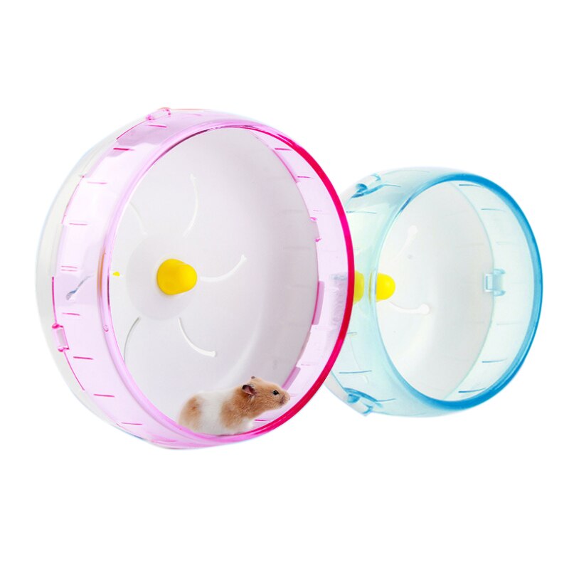 Cute Hamster Running Disc Toy Silent Rotatory Jogging Exercise Wheel Pet Sports Wheel Toys Pet Cage Accessories