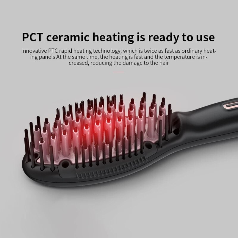 Xiaomi Pritech spazzola per raddrizzare i capelli lisci con regolazione della temperatura portatile ZF1 bigodino donna ferro raddrizzamento piatto