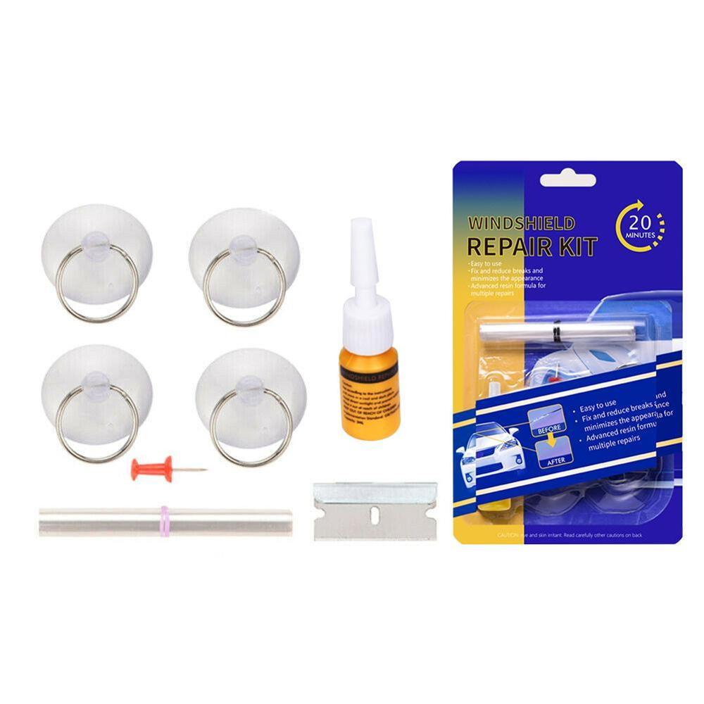 Car Windshield Repair Kit Glass Windscreen Restore Repairing Tools Set UV Light DIY Car Auto Kit Glass for Chip Crack