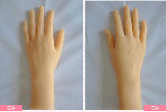 26cm simulation female hand mannequin full glue girl real inverted hand control With phalanges can be shaped doll 1pc D075