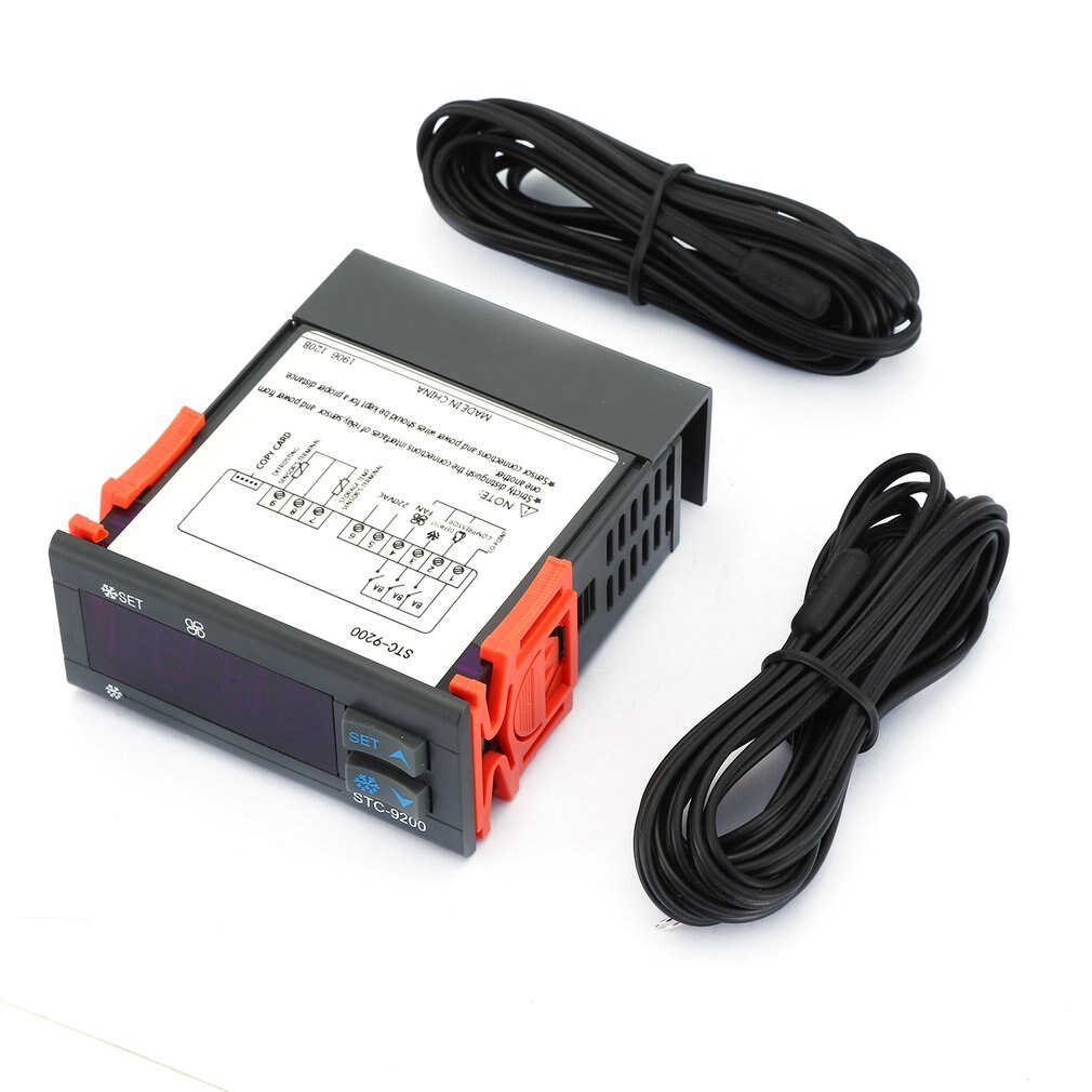 Digital Temperature Controller Thermostat Thermoregulator Incubator Relay LED With Refrigeration Defrost Fan Alarm Function 220V