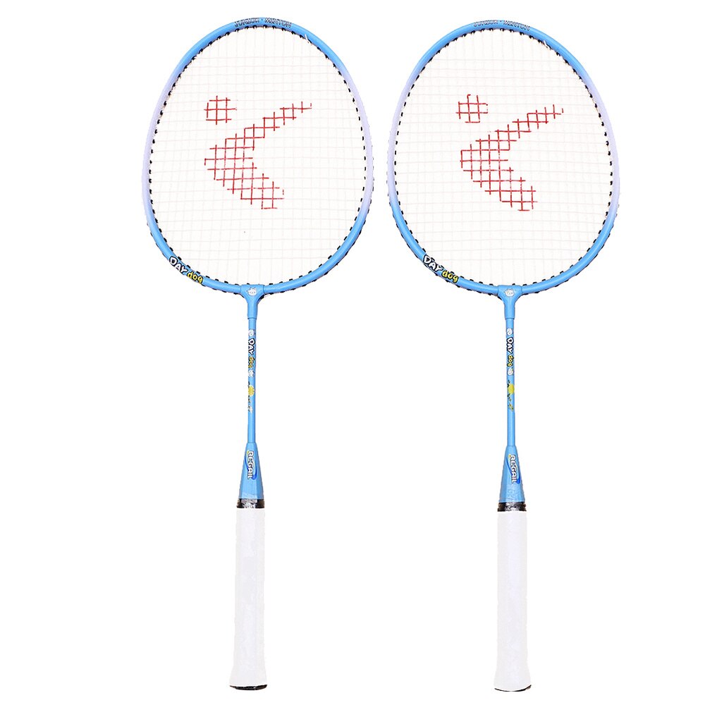 1 Pair Badminton Racket Outdoor Cartoon Badminton Set Sport Equipment Sports Racket Training Pat for Children Adult