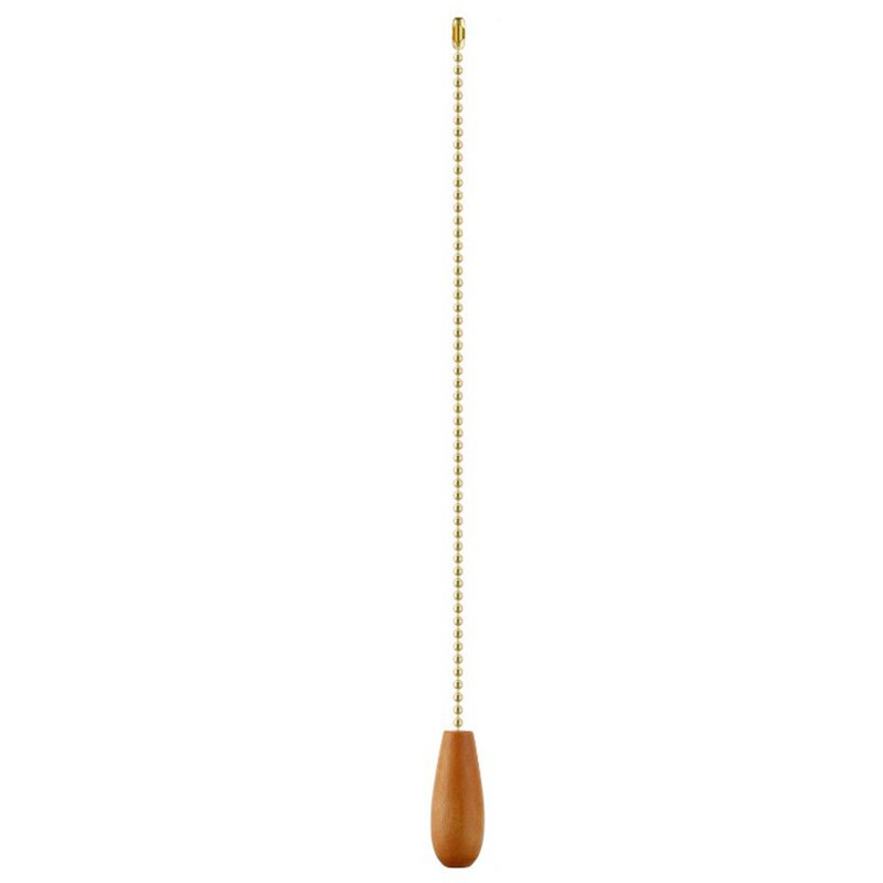 Cadena de ventilador de techo, extensores de cremallera de madera, colgante de ventilador de araña, cadena de ventilador