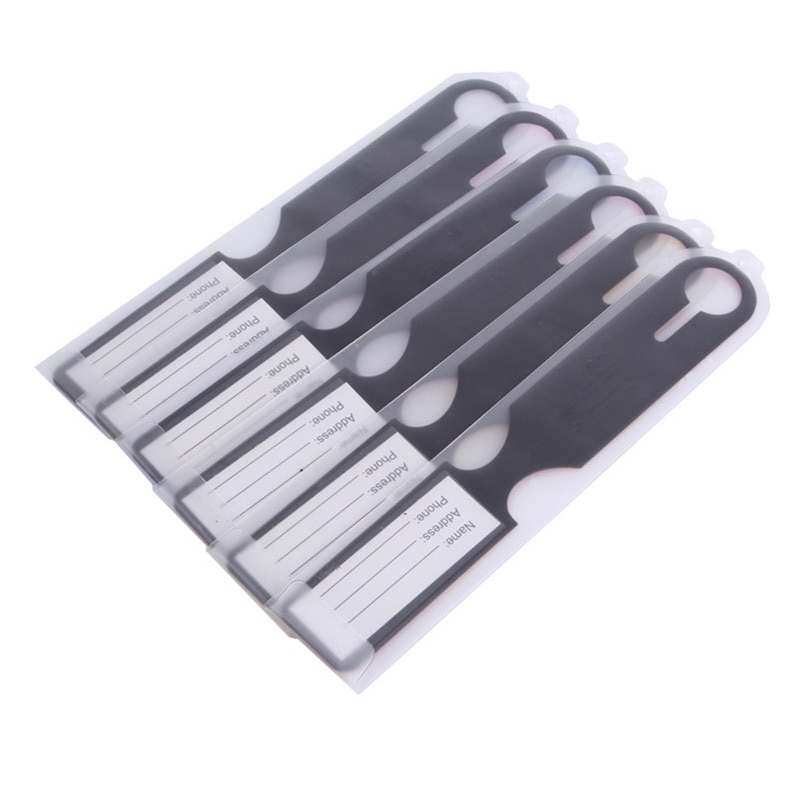 Vliegtuig pvc reisbagagehoes id naam adres identificatielabels riemen koffer bagage instaplabel reisaccessoires