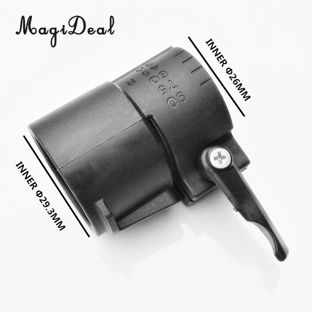 Black Nylon Marine Kayak Canoe Inflatable Boat Watercraft Adjustor Ferrule for Carbon Kayak Paddle Rafting Dinghy Accessories