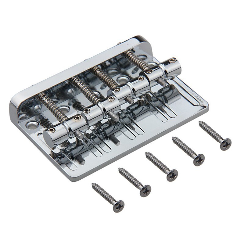 Puente de 4 cuerdas para precisión Jazz Bass Chrome 201B-4 Badass