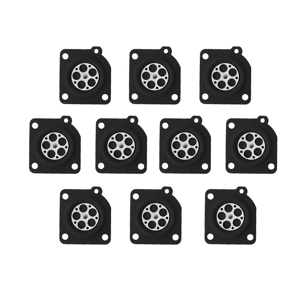 Ensemble de réparation de carburateur ZAMA 180, 10 pièces/lot, membrane de diaphragme doseur, pièces de joint pour ZAMA180 192