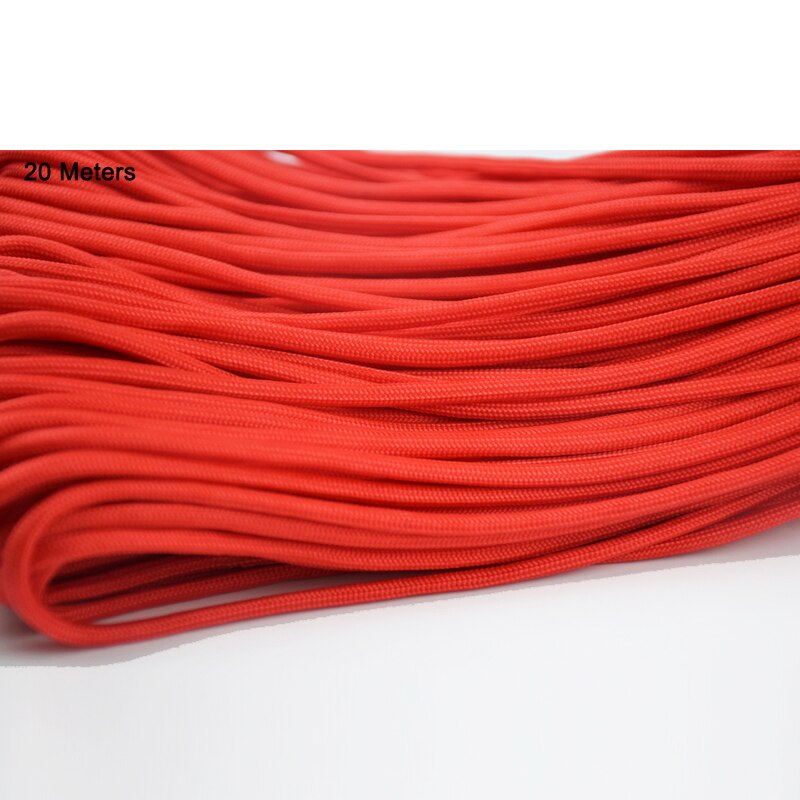 20M Paracord 550 Paracord Parachute Cord Lanyard Rope Mil Spec Type III 7 Strand Climbing Camping Survival Paracord: SS008