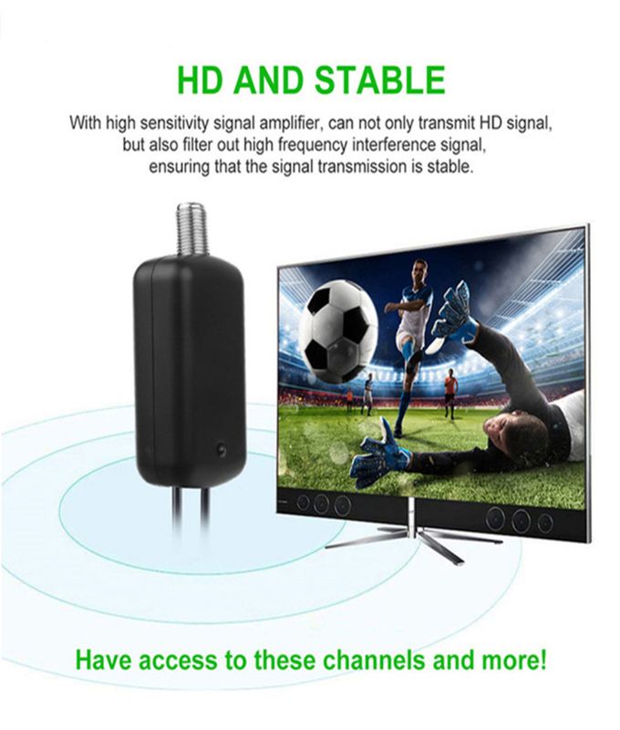 Hiljainen usb tv antenni vahvistin digitaalinen hd dvbt 2 signaalivahvistin tv antennille