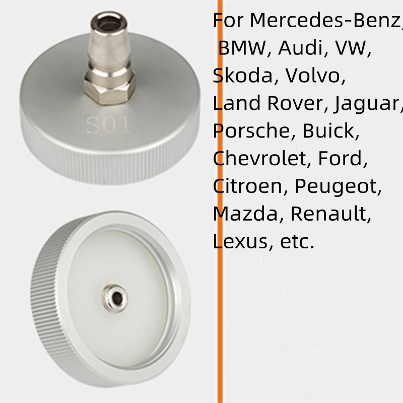 1 stk. bilbremseolieskifter specialstik elektrisk trykvæske komplet sæt metal specialværktøj ferramentas automotive: Sort
