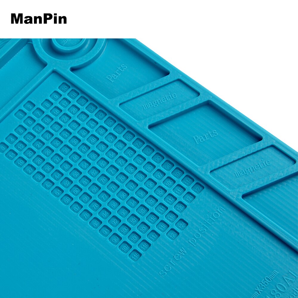 Magnetische Antistatische Esd Warmte Isolatie Werken Mat Bga Pcb Soldeerbout Siliconen Pad Mobiele Telefoon Computer Scherm Reparatie Tool