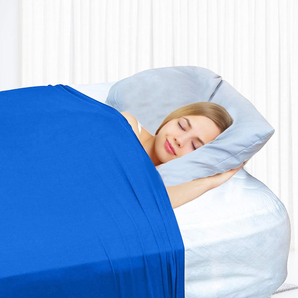 Drap de lit sensoriel pour enfants Compression Alternative aux couvertures pondérées feuille de Compression sensorielle pour garçons filles soulagement de la pression