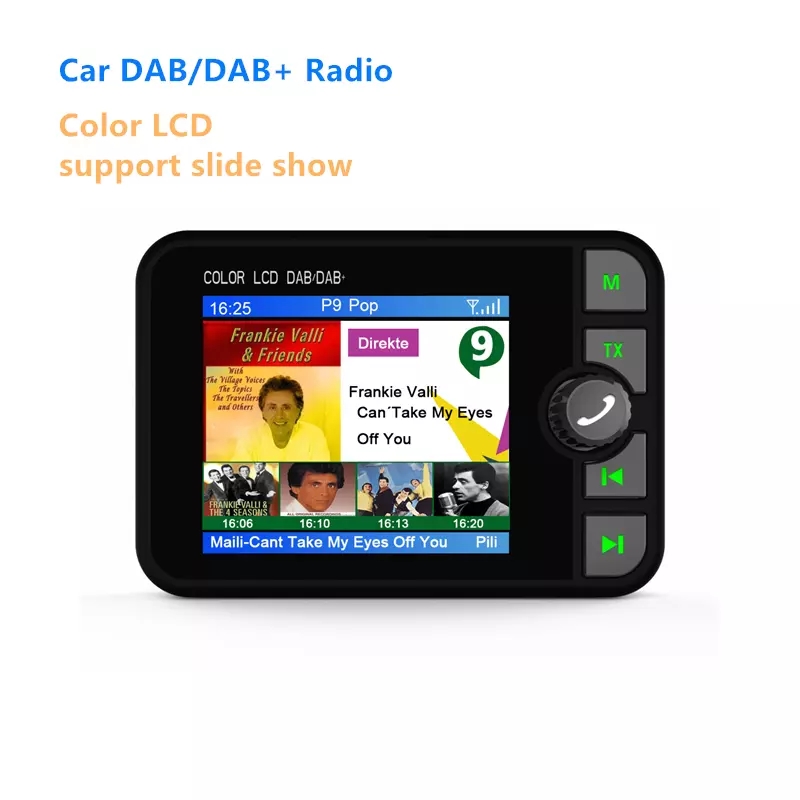 Kleurrijke Scherm Dab Radio Ontvanger In De Auto Stereo Digitale Signaal Broadcast Ontvanger Dab + Auto Bluetooth MP3 Fm trans