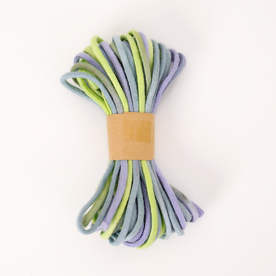 1 szt. 3mm Gruby Gradientowy Tęczowy Sznurek Bawełniany 10M Kolorowy Pleciony Sznurek robić DIY Biżuterii Makramy Bransolet Naszyjników i Rękodzieła: Mosiądz