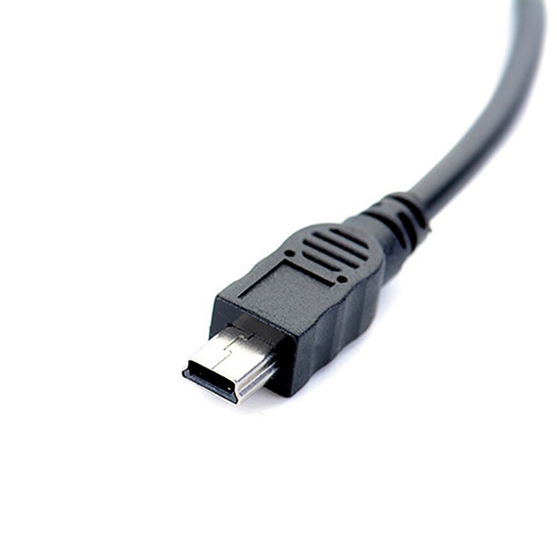 30cm mini usb hane till typ-c hona laddningsdataadapter kabel sladdadapter