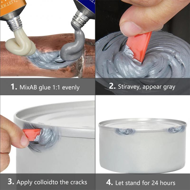 20/70/100g A i B naprawy wklej klej klej przemysłowy metalowe robić spawania na zimno klej odporność na ciepło stała szybka suszenie klej robić naprawy