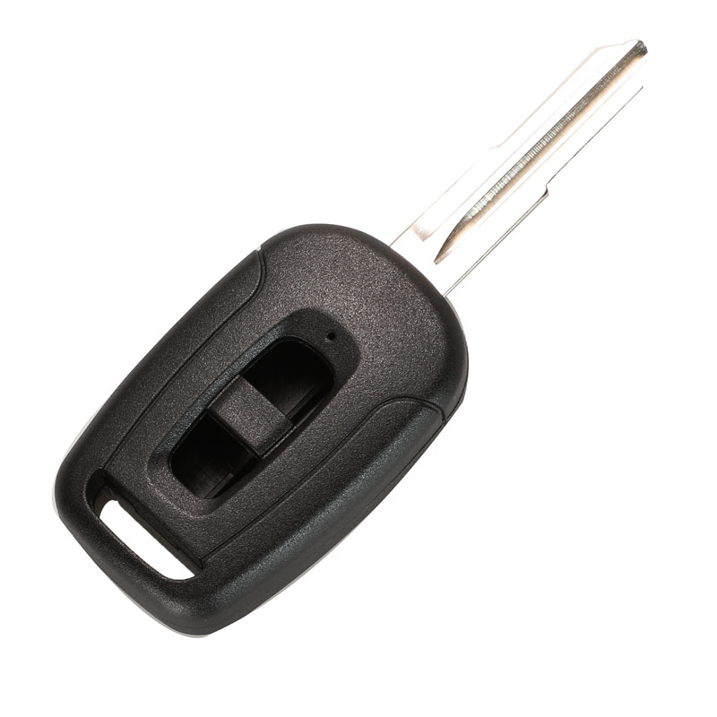 Jingyuqin-Coque de clé à distance intelligente pour Chevrolet Captiva, 2/3 boutons, porte-clés avec lame, remplacement de boîtier automatique: GRIS