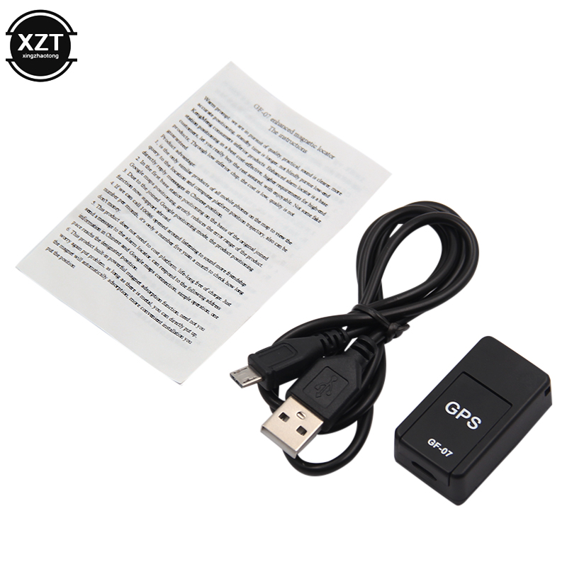 mini localizzatore GPS per auto Monitoraggio in tempo reale mini GF-07 Localizzatore antifurto anti-smarrimento forte supporto magnetico Posizionatore di messaggi SIM