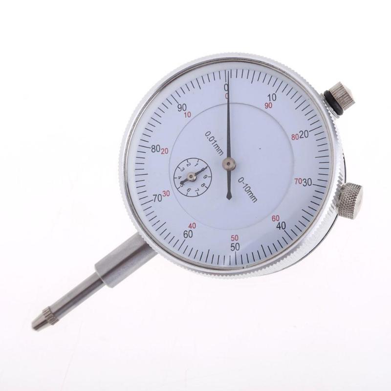 Herramienta de precisión, instrumento de medición de precisión de 0,01mm, indicador de Dial de precisión, medidor de 0-10mm, indicador de resolución preciso de 0,01mm