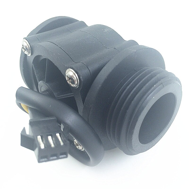 Water Flow Sensor Fuel Flow Meter Water Meter Sensor Flowmeter Water Sensor Teller Indicator Hall Effect Sensor 1-60L/Min