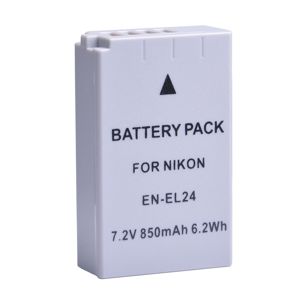 2 PC 850 mAh EN-EL24 EN EL24 Oplaadbare Camera Batterij + LCD USB Lader Voor Nikon 1 J5 1J5 DL18-50 DL24-85 Digitale Camera 'S