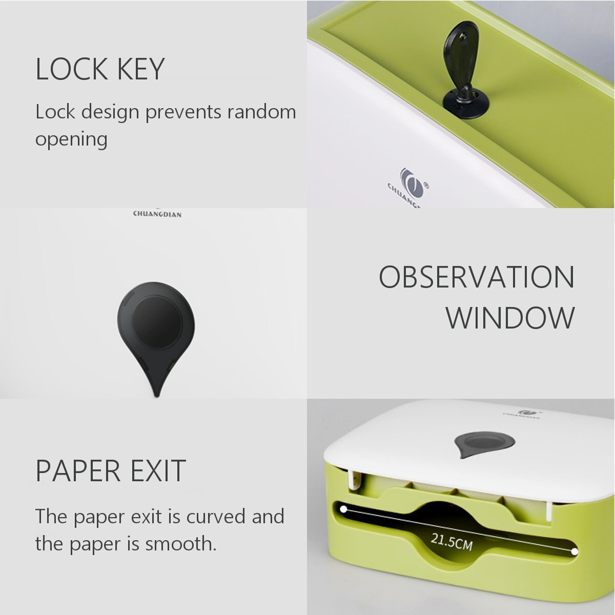 Bathroom Portable Toilet Paper Holder Double Layer Waterproof Storage Box Wall Mounted Toilet Paper Roll Towel Dispenser