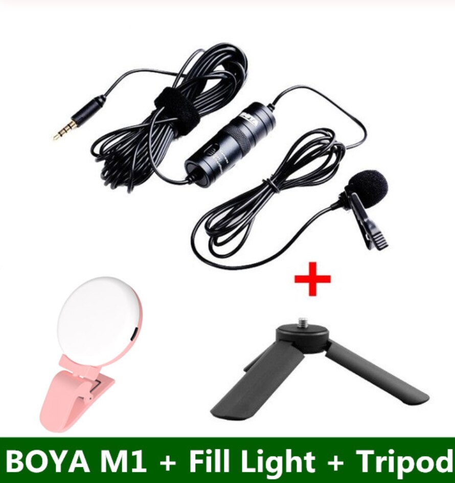 BY-M1 Universal Clip-on Collar Tie Microphone Mobile Cell Phone Microphone Mic for IOS Android Camera Recording Pen: Yellow