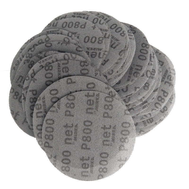 10PCS Original MIRKA Sandpaper 150MM Mesh Abrasive DustFree Anti-Sticking Coarse And FIne P80/120/180/240/320/400/600