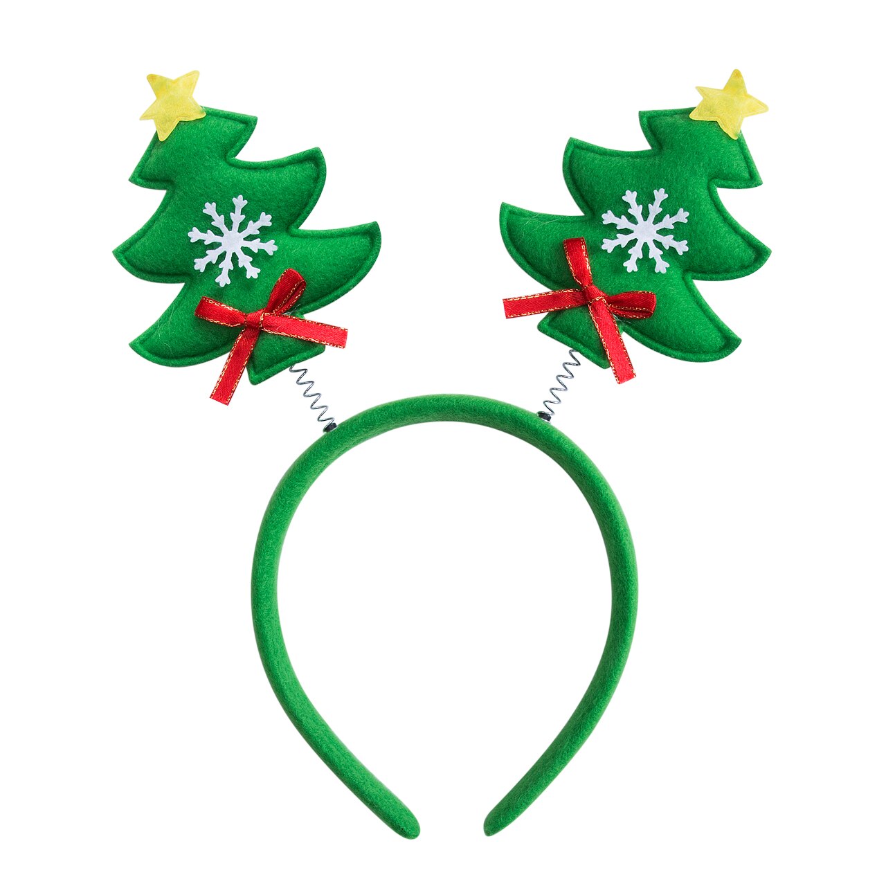 Juletræ rensdyr gevir pandebånd santa xmas hårbånd hoved bøjle: 2 grønne