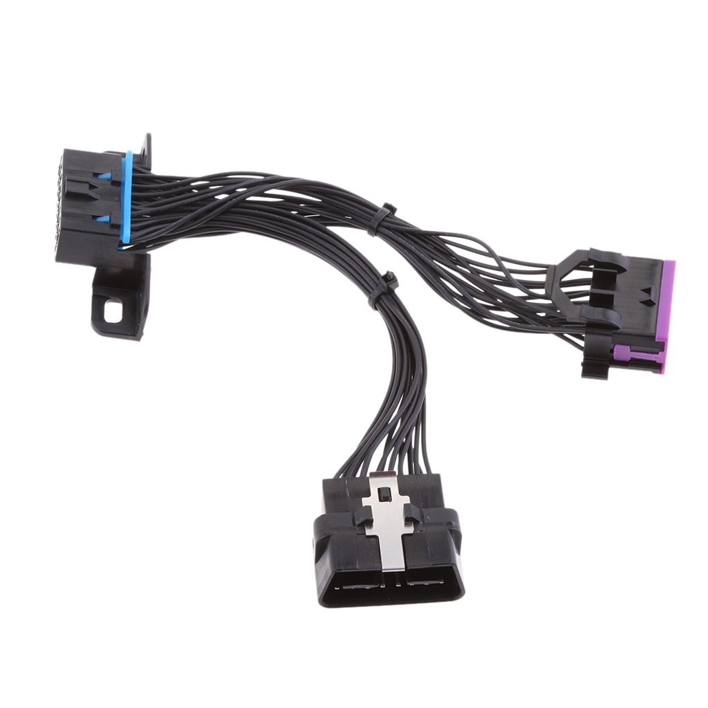 1 Naar 2 OBD2 Obd Ii Y Diagnostic Connector Kabel Adapter Splitter Voor Alle Auto 'S Hoge Prestaties Coupleur Auto Reparatie gereedschap
