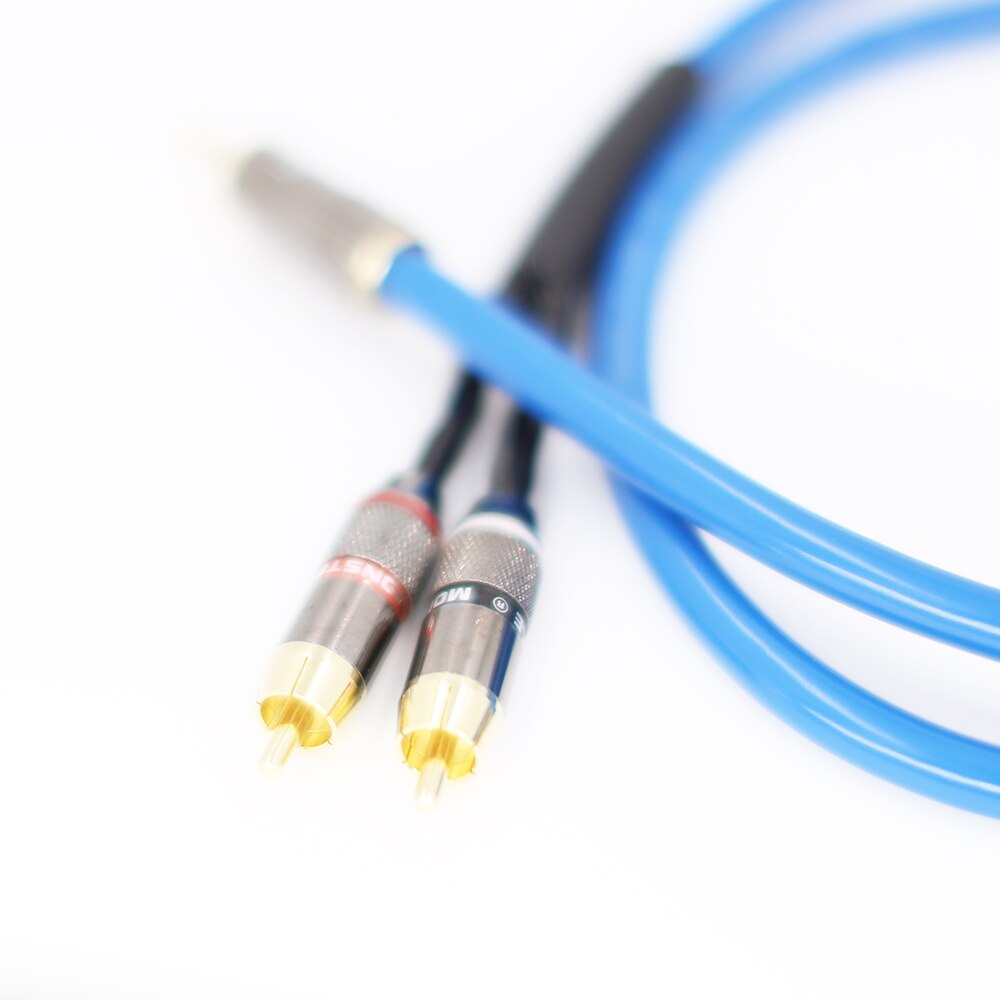 Cavo RCA da 1M cavo Audio da 2RCA a 3.5 cavo RCA da 3.5mm Jack RCA AUX per amplificatori DJ Subwoofer Mixer Audio Home Theater DVD