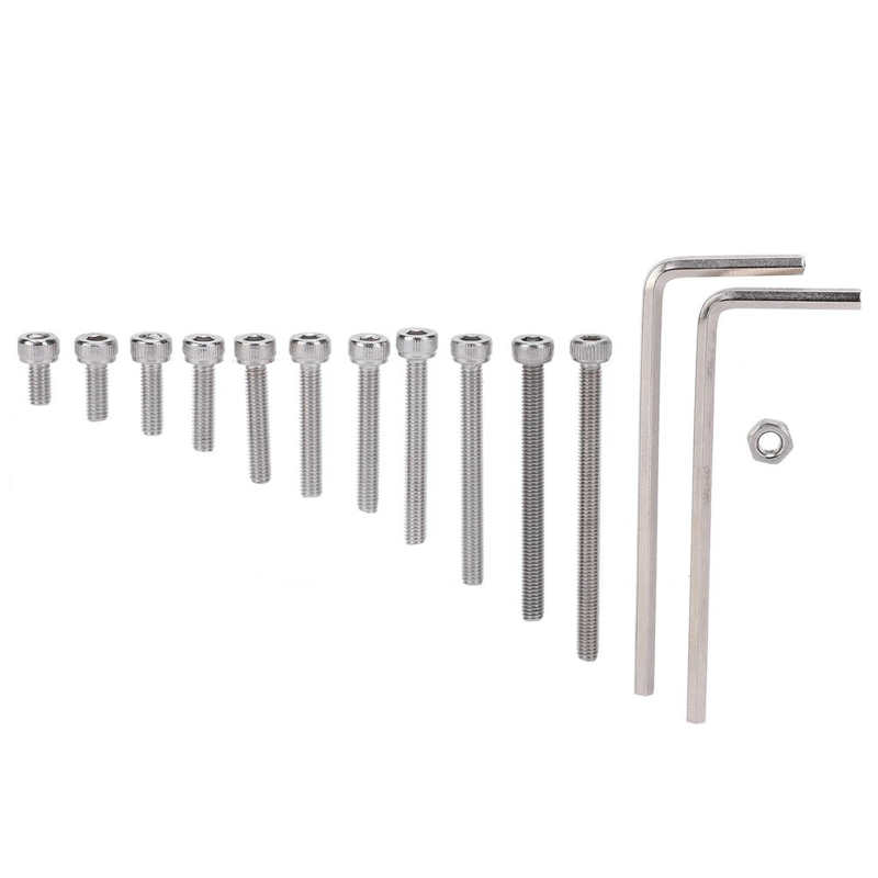 Hexagonal Socket Screw Stainless Steel Sturdy Hex Socket Screw Corrosion Resistance for Office Equipment Communication Equipment