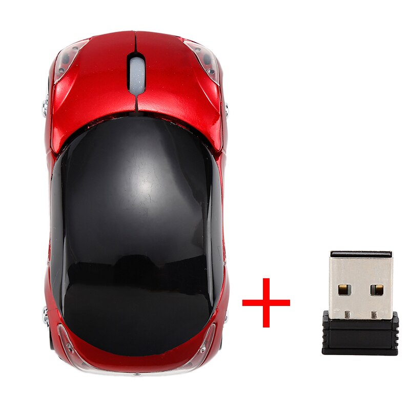 2.4GHz 1200DPI Auto Vorm Draadloze Optische Muis USB Scroll Muizen Computer Professionele Voor PC Laptop Met USB ontvanger: 2