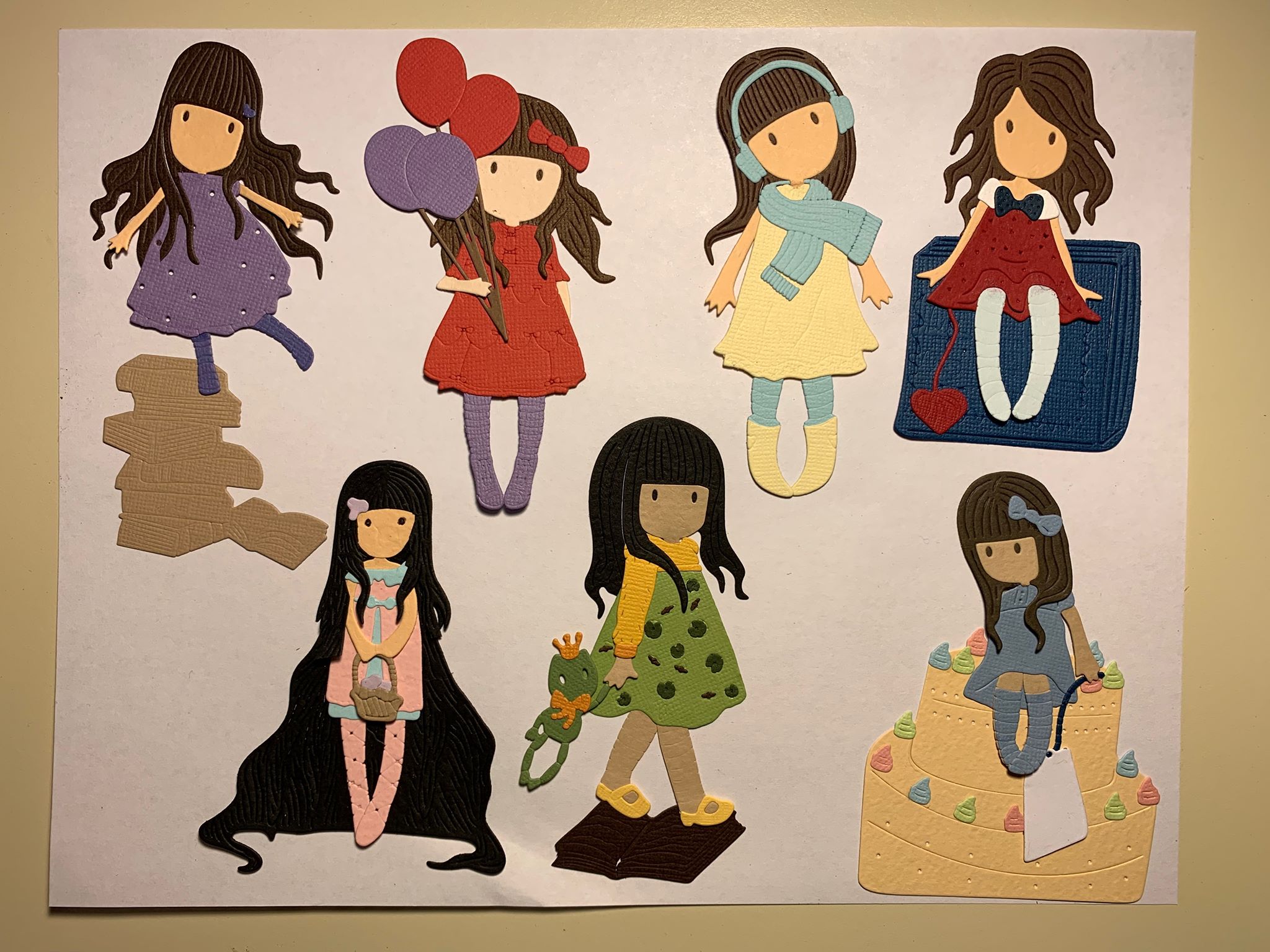 Craft Paper Dies Cut For Card Making Spain Girl Doll Diy Scrapbooking Dies Metal Embossing Nouveau Arrivage 30