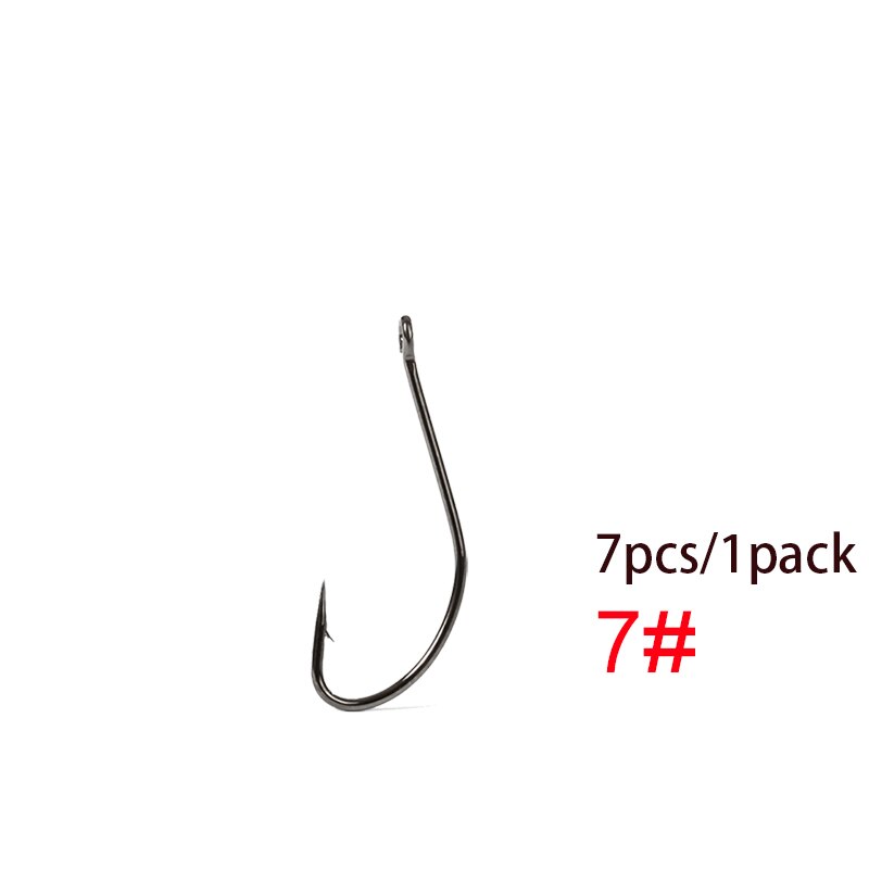3Bags 56535 Fishing Tackle Hooks Saltwater Assist Hook Carp Hooks Japan Fishing Hooks Sea Jig Head Hook Circle Fishing Hook: 7