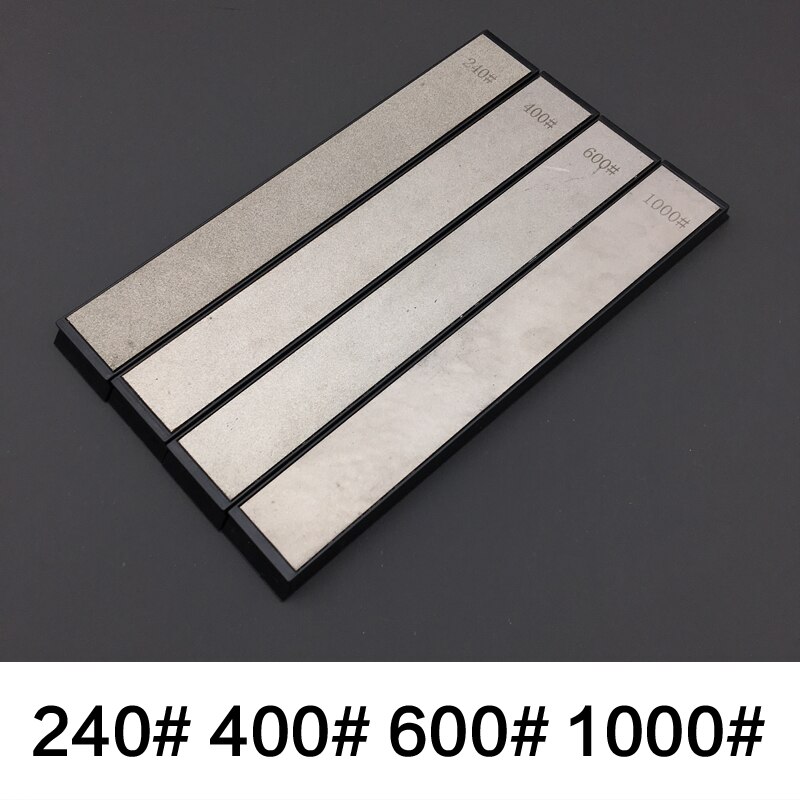 Fast knivsliper finslipingsverktøy diamant hvit alundum kjøkkenverktøy slipesystem 240 400 600 1000# 120 320 600 1500#: C