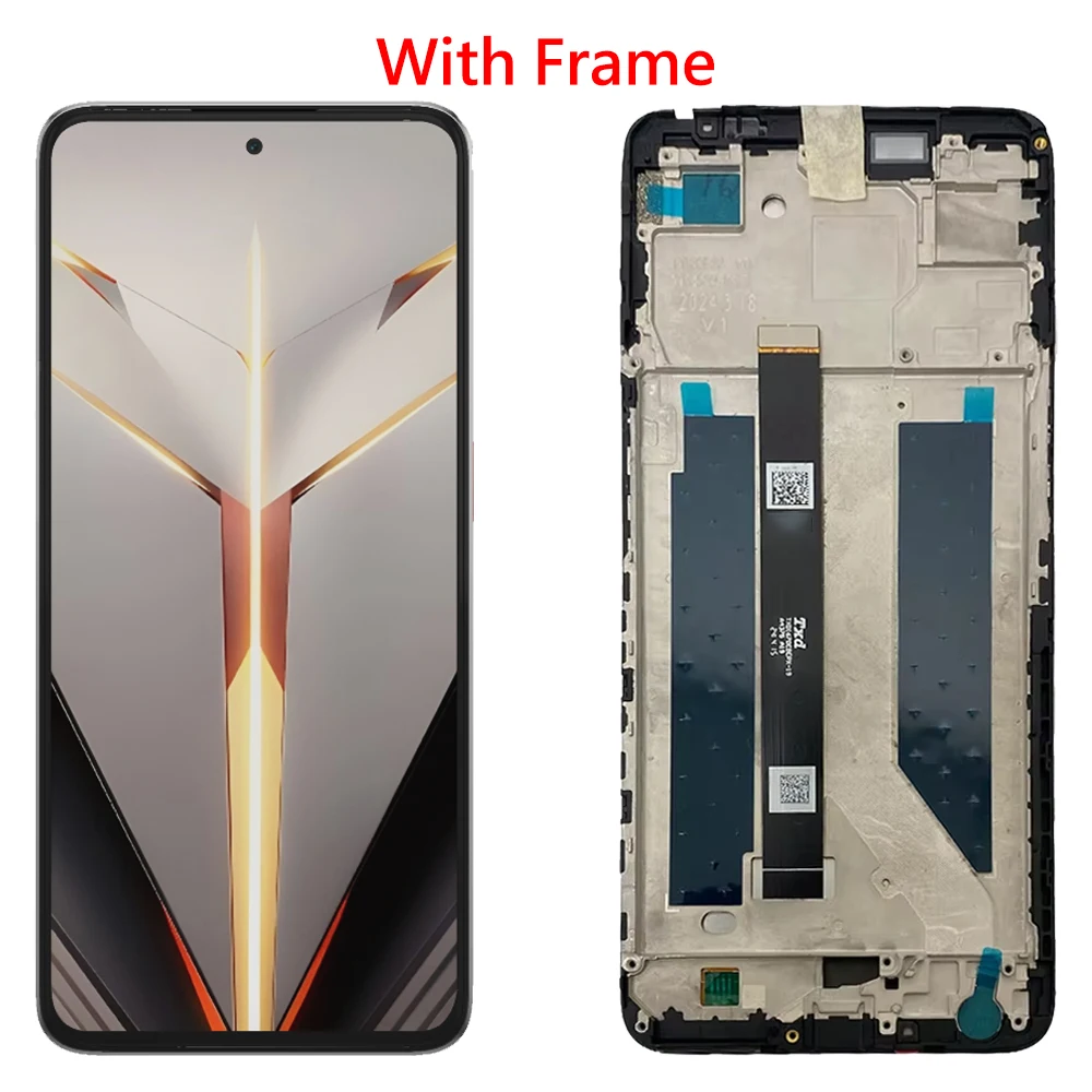 For ZTE nubia Neo 2 5G LCD Display Touch Screen Digitizer Assembly Replacement For ZTE nubia Neo2 5G Z2352N LCD: black