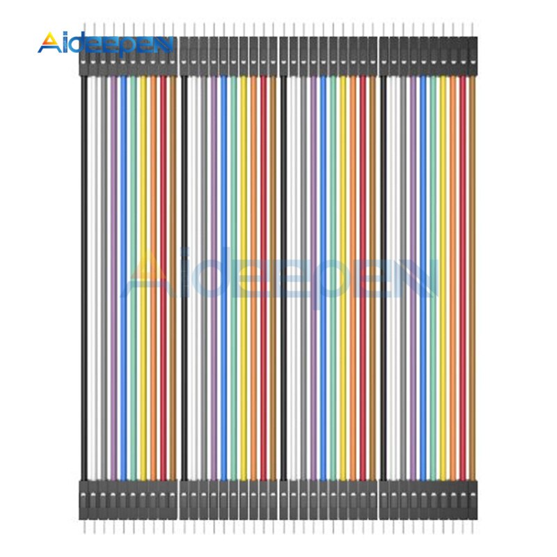 Conector de Cable Dupont para Arduino, 5 pines, 10 pines, 40 Pines, 10CM, 20CM, macho a hembra: 40PIN M to M 10CM