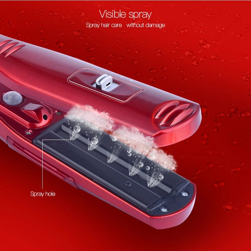 Kemei profesjonalny Vapor grzebień prostujący włosy szczotka prostownica ceramiczna parowa prostownica robić włosów elektryczna prostownica robić włosów
