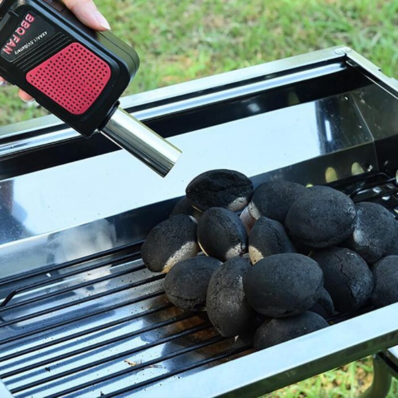 Electric BBQ Smoker Air Blower Fast Fire Starter For Charcoal Grills Tailgating Campfires Fire Pits Fireplaces Wood Stoves Fan